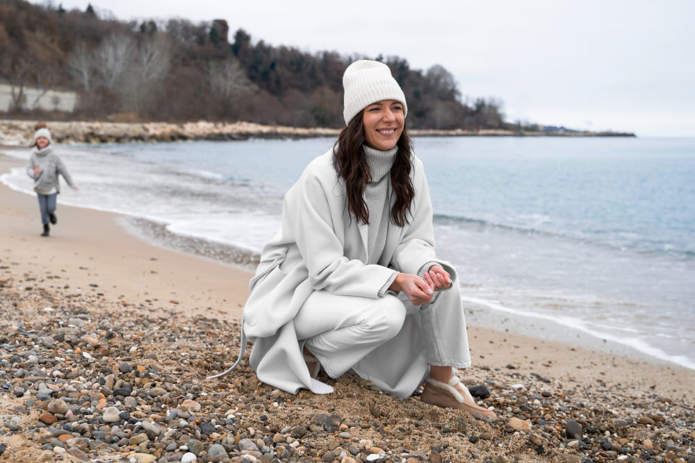 La playa en invierno